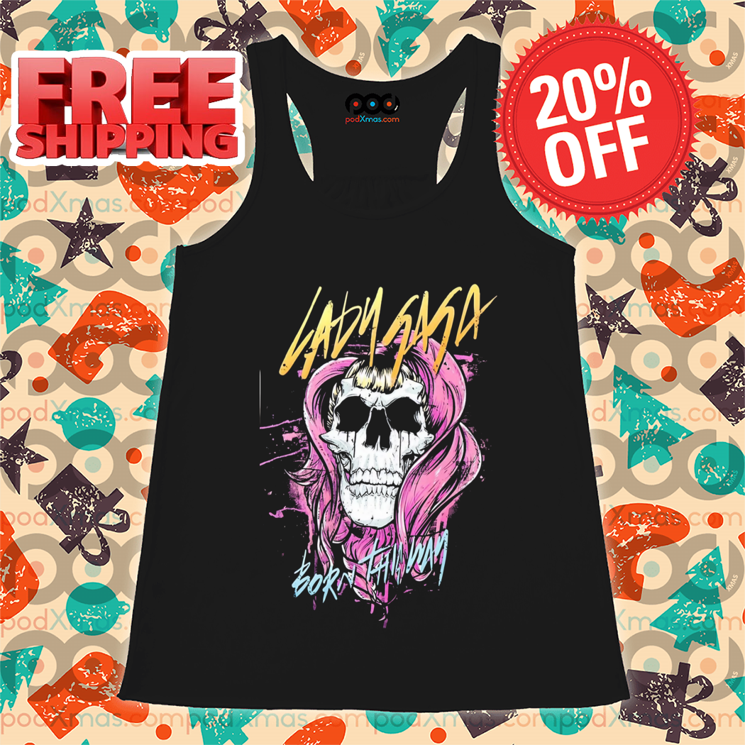 Skull Lady Gaga Born This Way Vintage 2024 Shirt