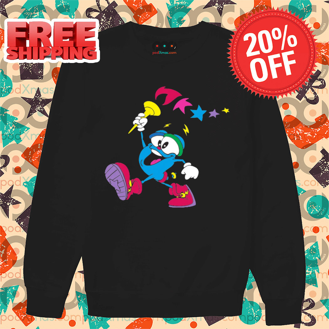 Cartoon Hold The Torch Olympic Paris 2024 Shirt