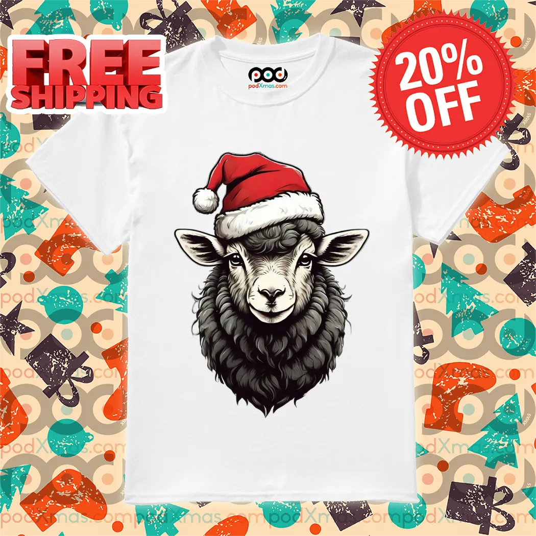 Sheep Christmas Hat 2024 Shirt