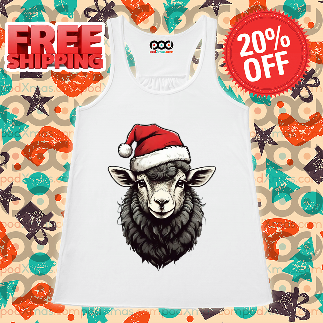 Sheep Christmas Hat 2024 Shirt