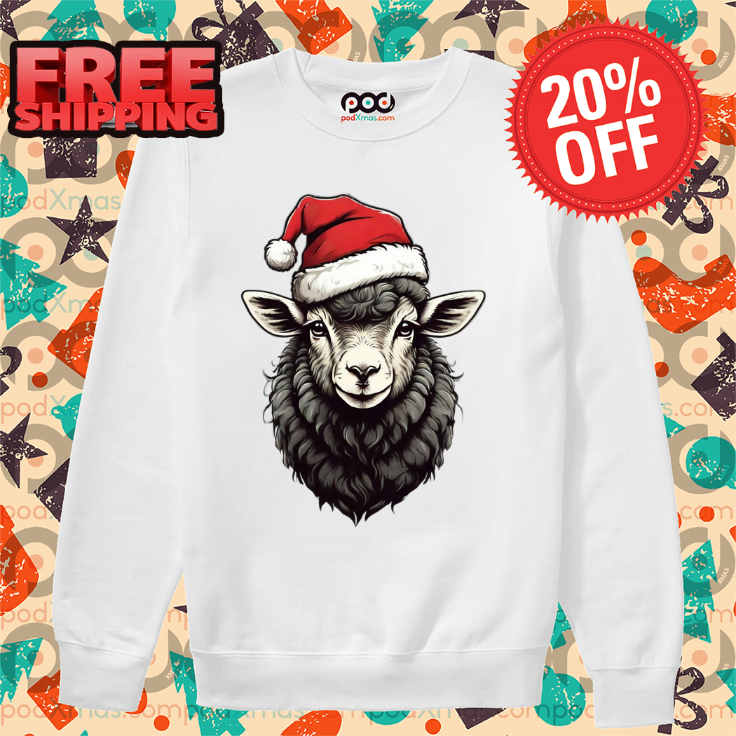 Sheep Christmas Hat 2024 Shirt