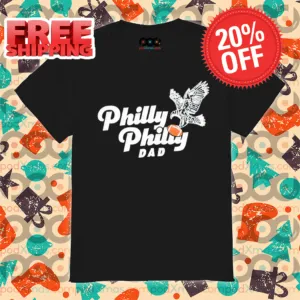 Nick Foles Wearing Philly Philly Dad Shirt