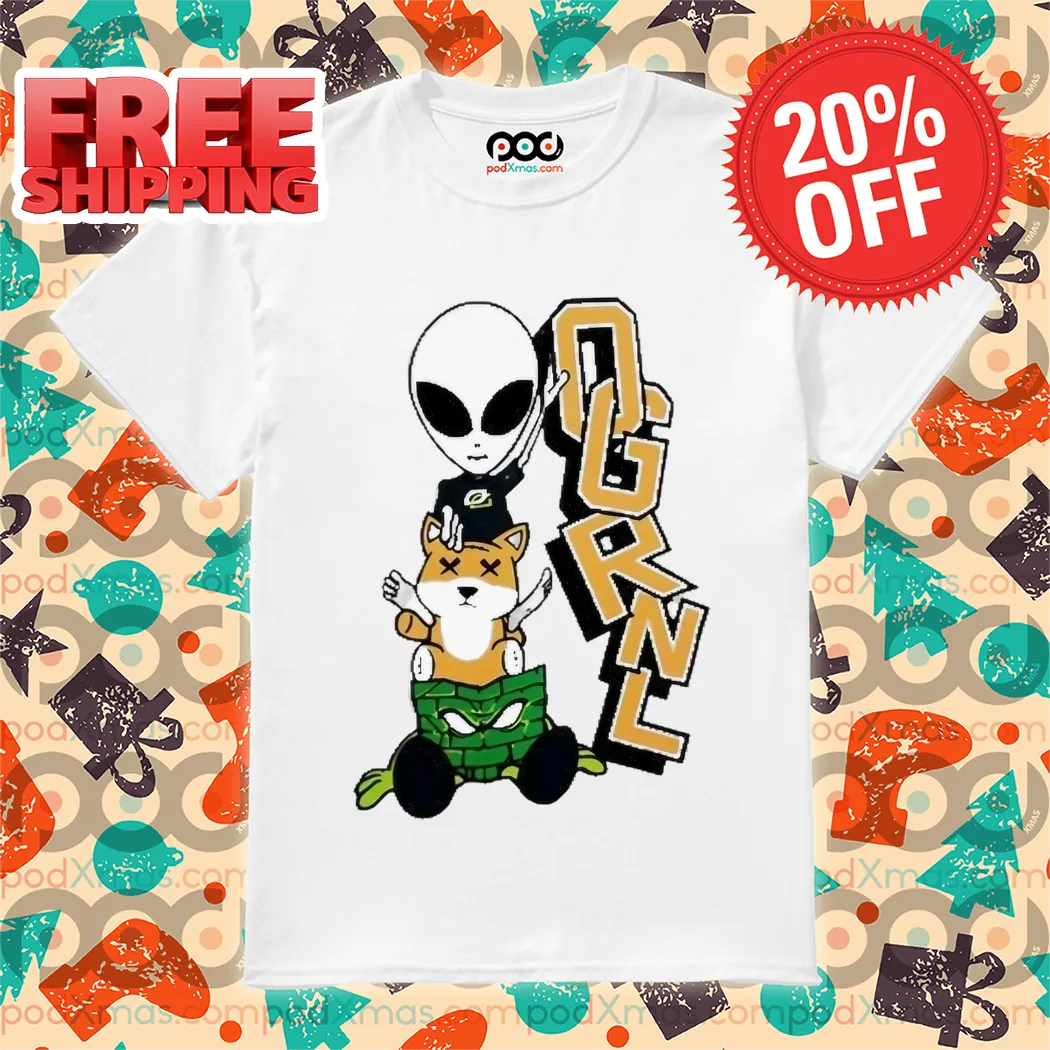 Ogrnl Aliens X Dog Mask Shirt