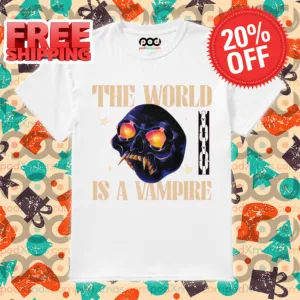 Skull GalactixyI The World Is A Vampire 2024 Shirt
