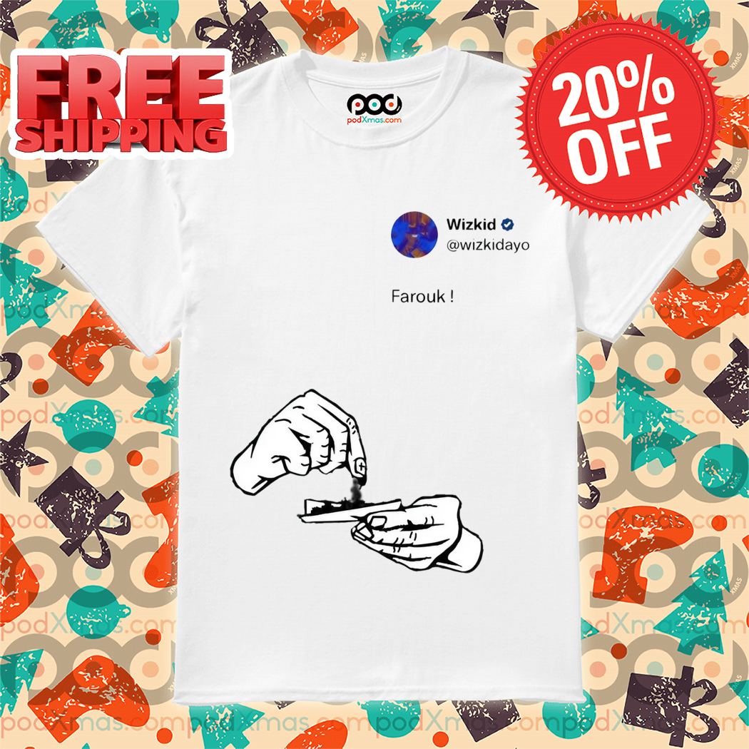 Wizkid Farouk Weed Roll 2024 Shirt