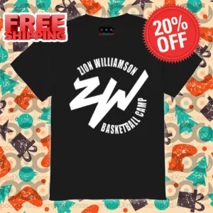 Zion Williamson Wearing Zion Williamson Basketball Camp Shirt