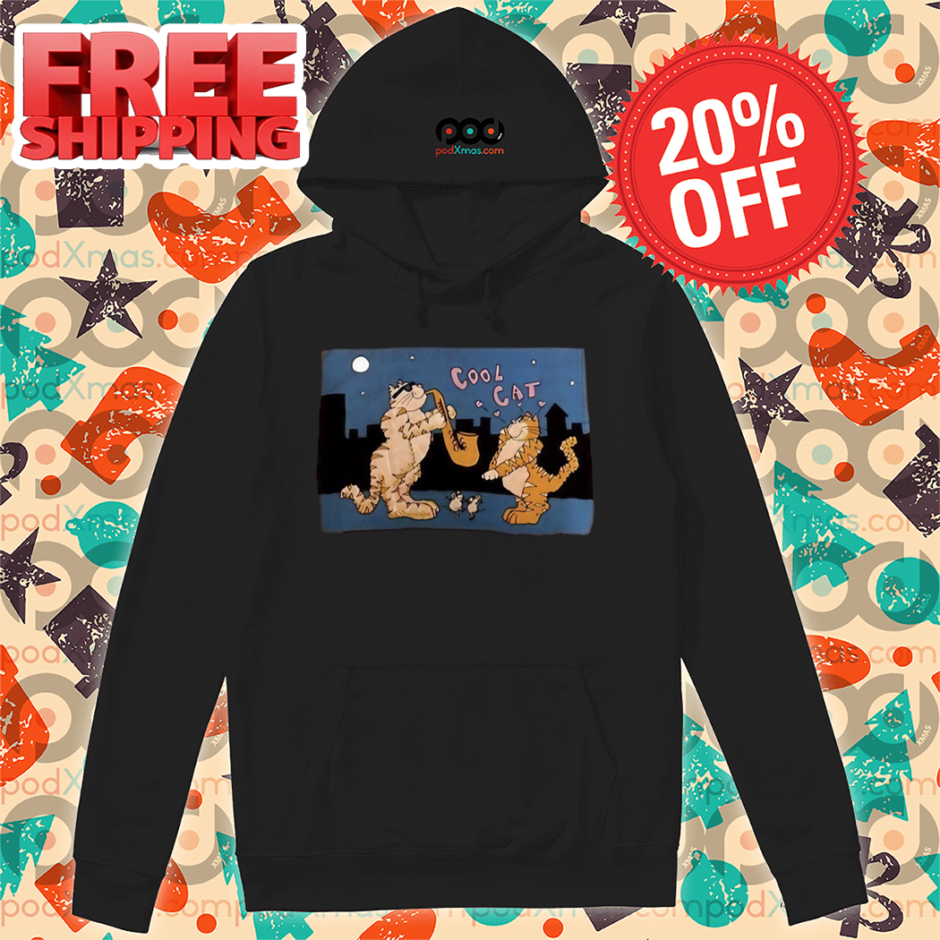 Cool Cat Saxophone Night City Shirt