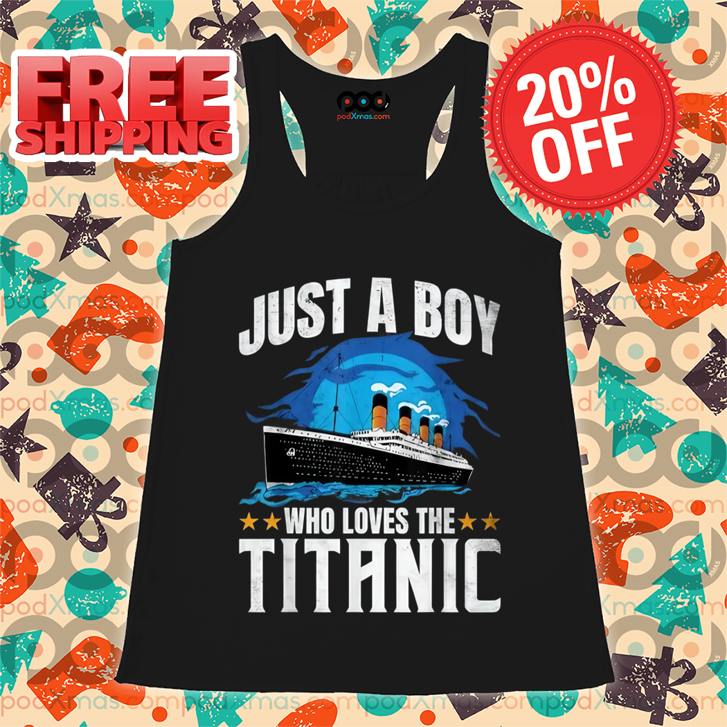 Just A Boy Who Loves The Titanic 2024 Shirt