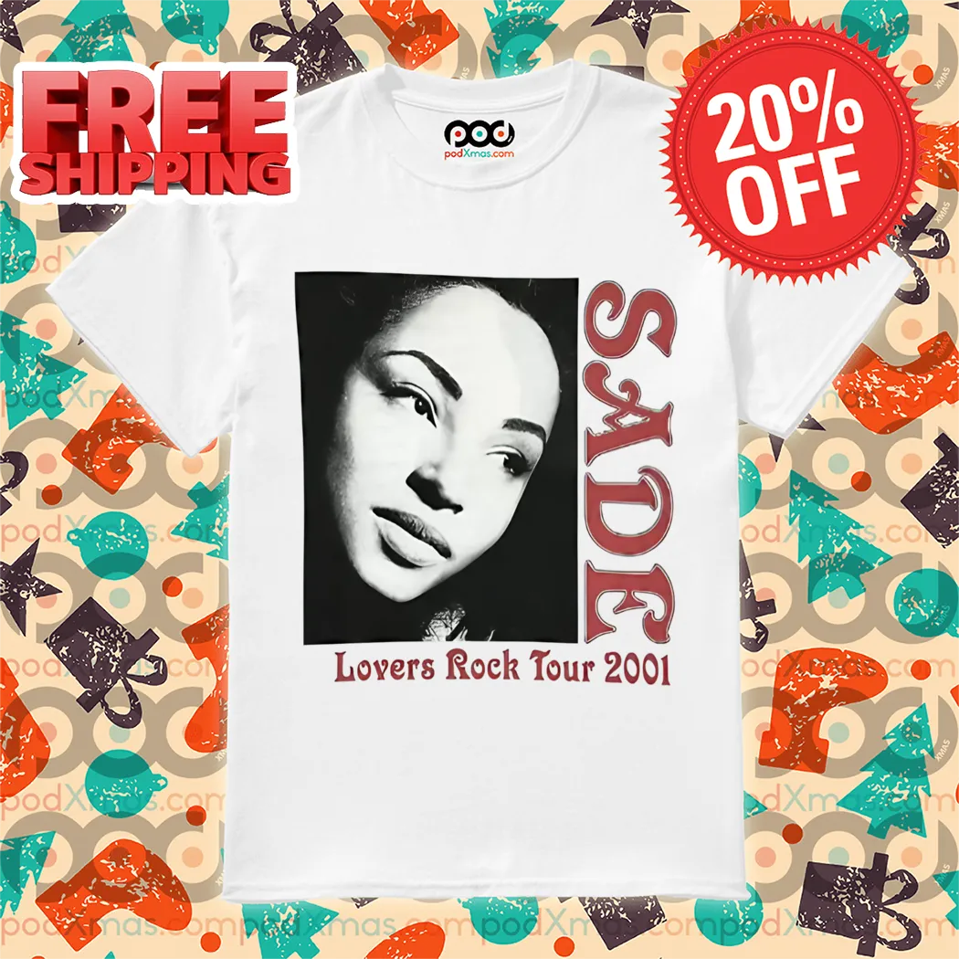 Sade Lovers Rock Tour 2001 Vintage Shirt