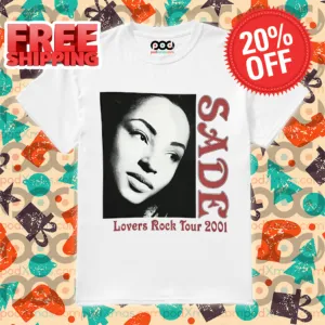 Sade Lovers Rock Tour 2001 Vintage Shirt