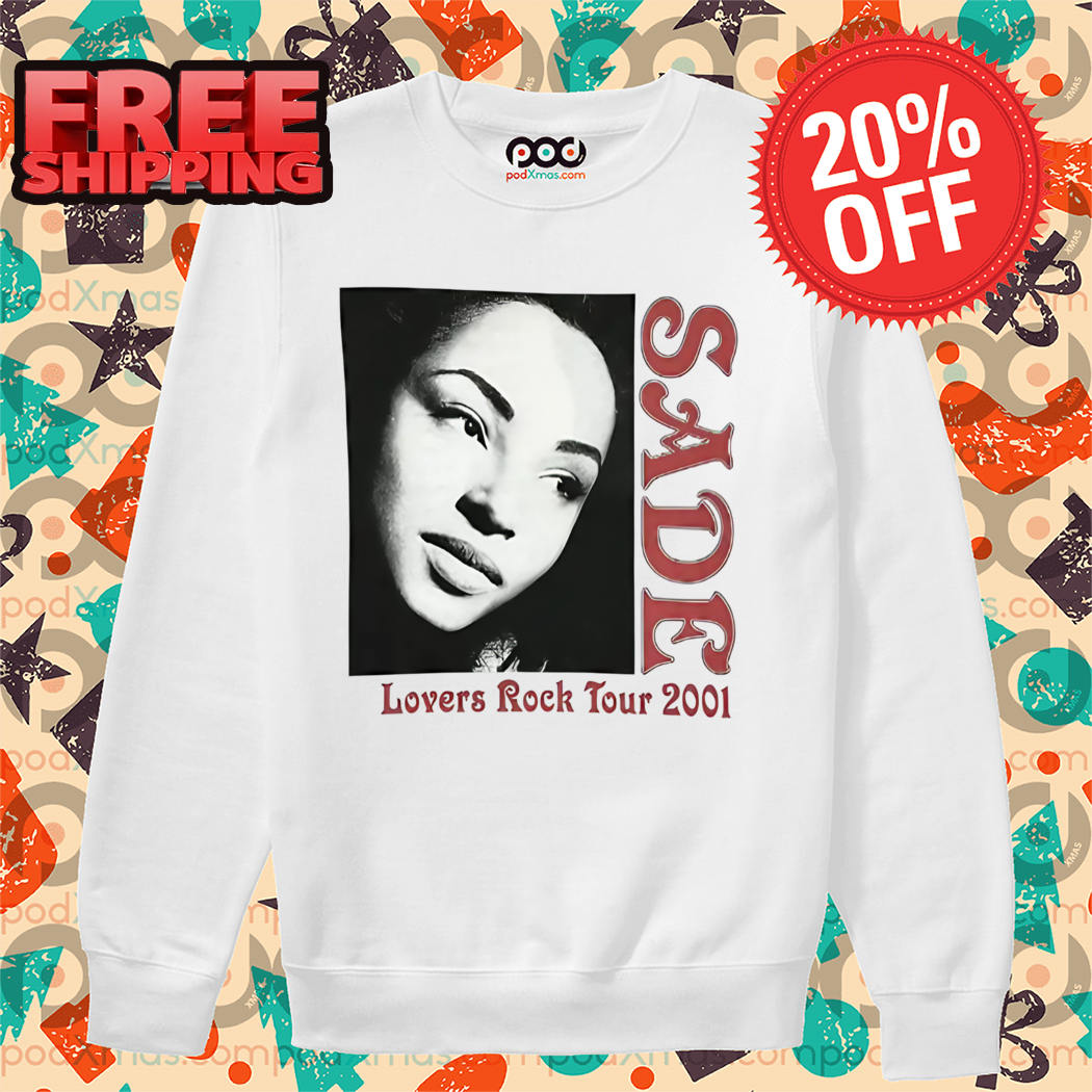 Sade Lovers Rock Tour 2001 Vintage Shirt