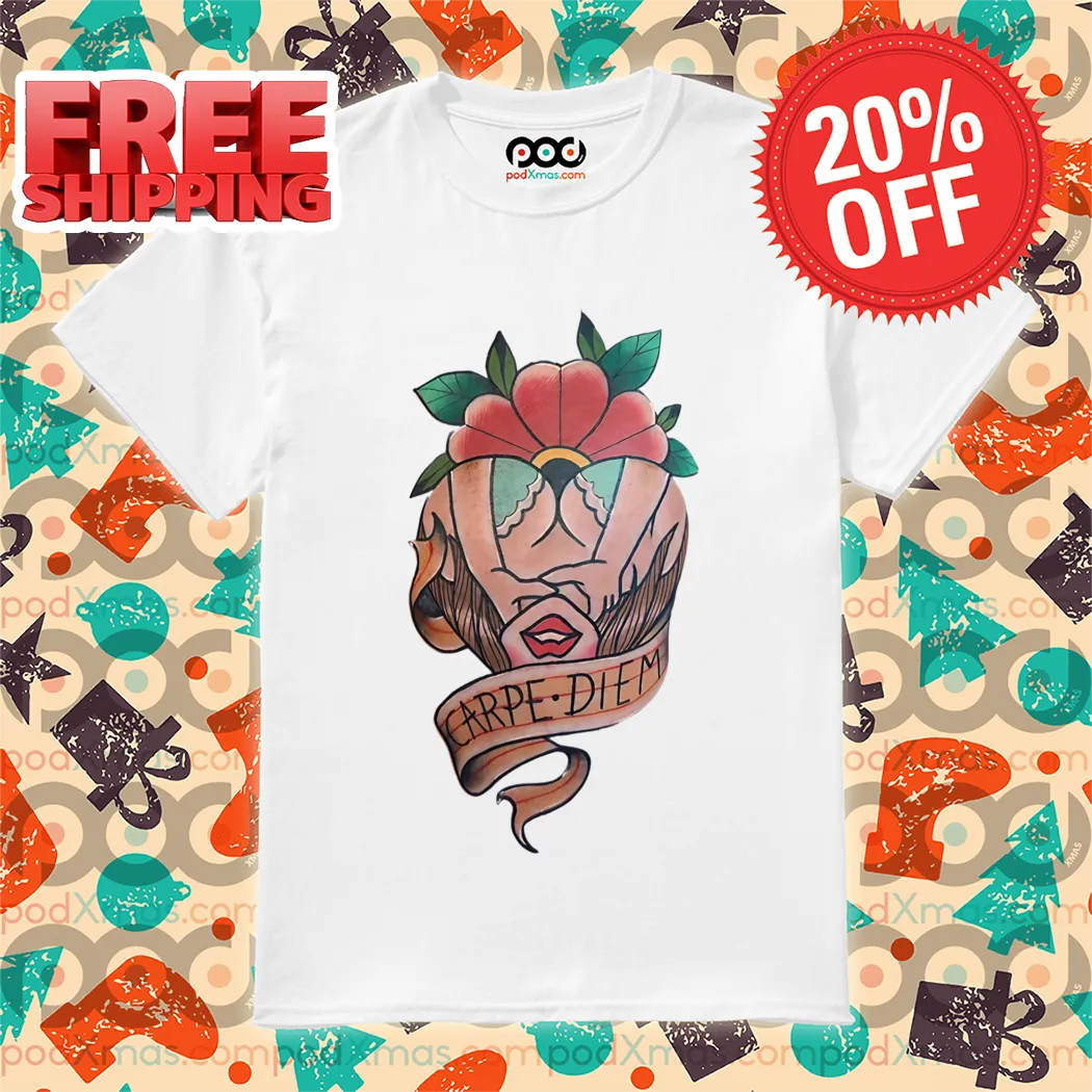 Carpe Diem Sexy Lady Heart Tattoo 2024 Shirt