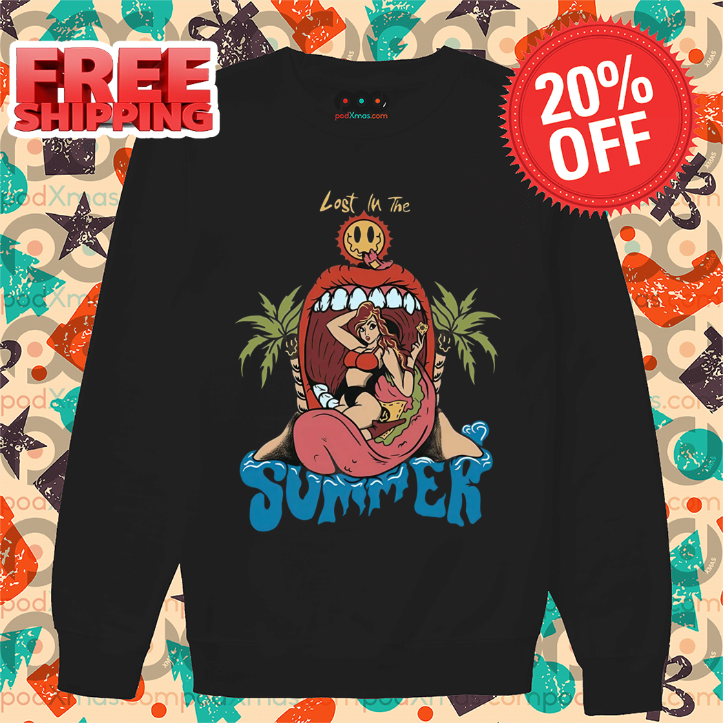 Mouth Sexy Lady Lost In The Summer 2024 Shirt