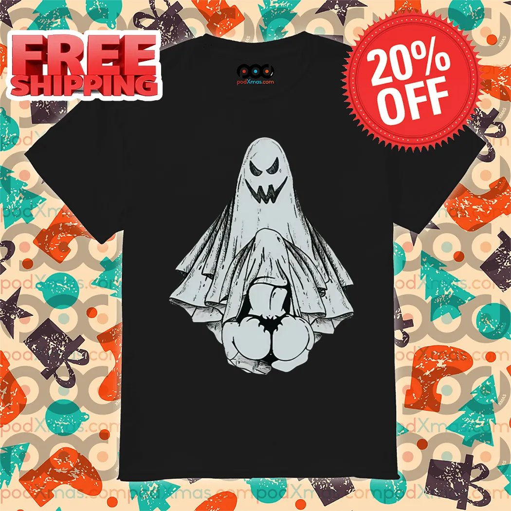 Ghost Blow Job Sexy Lady Halloween 2024 Shirt
