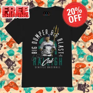 Cal Raleigh Seattle Big Dumper Big Blast Seattle Mariners Signature 2024 Shirt