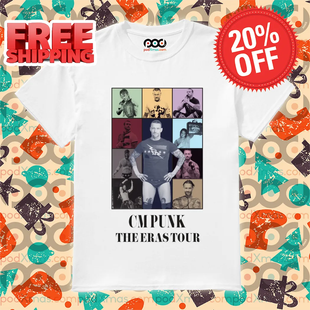 CM Punk The Eras Tour 2024 Shirt