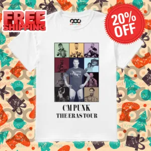 CM Punk The Eras Tour 2024 Shirt