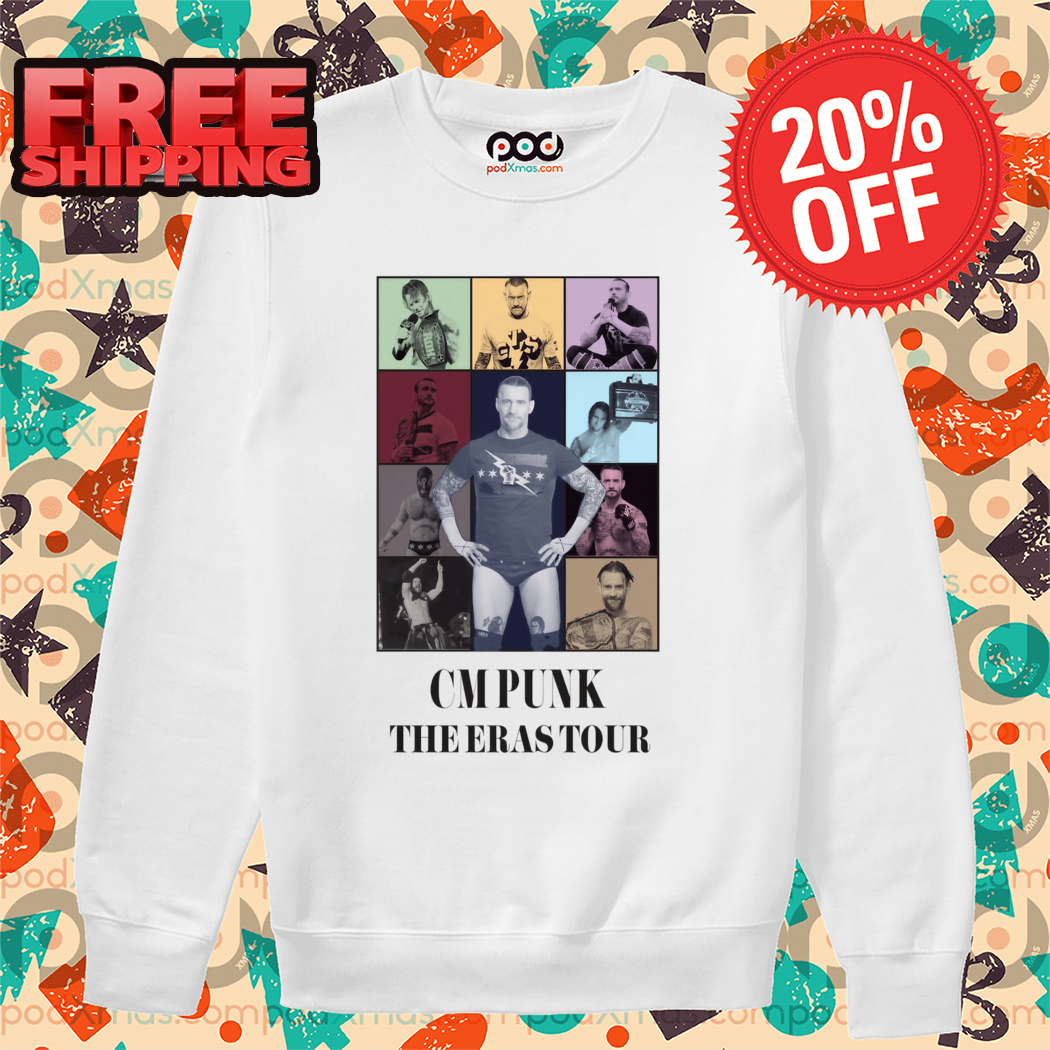 CM Punk The Eras Tour 2024 Shirt