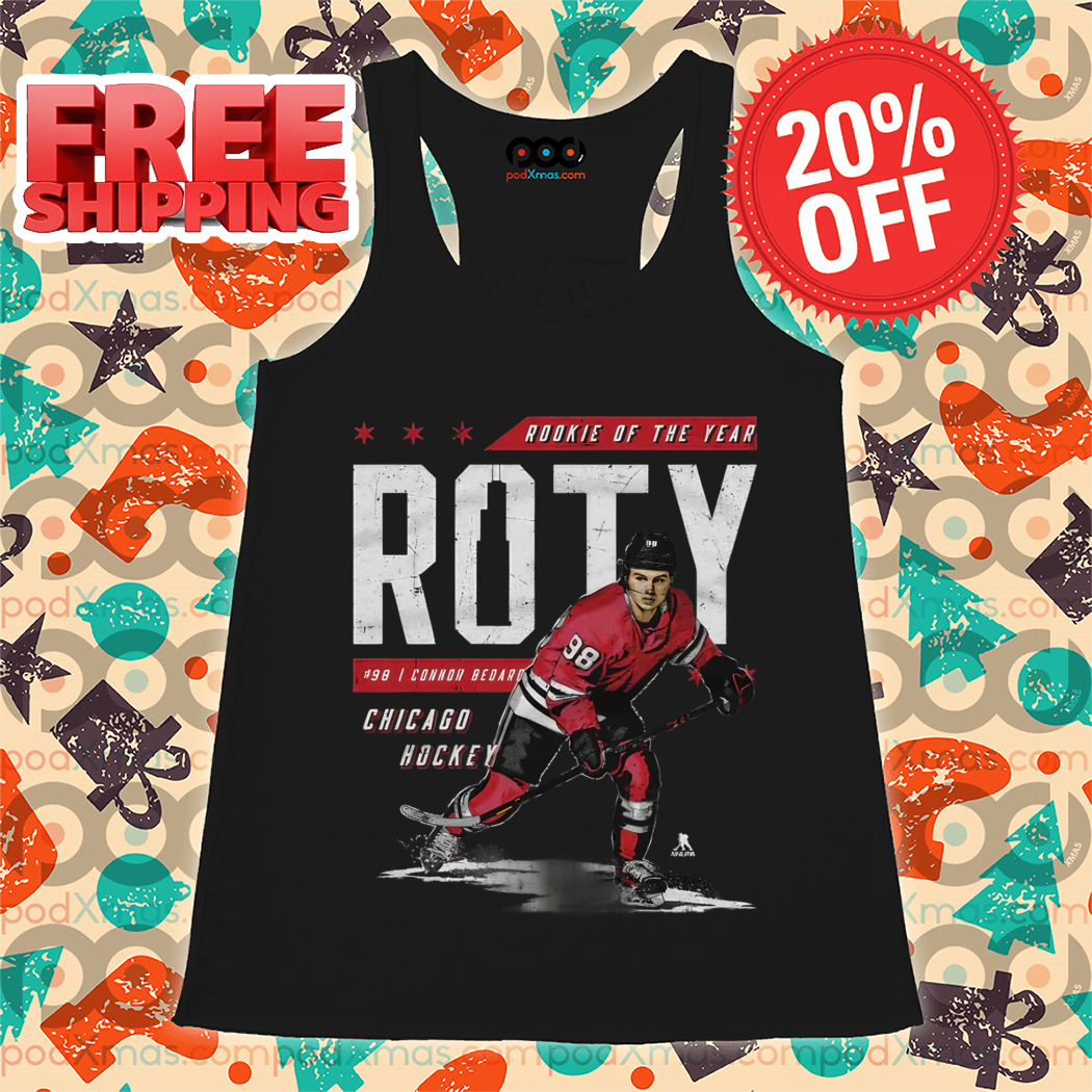 Connor Bedard Chicago Rookie Of The Year Chicago Blackhawks Signature 2024 Shirt