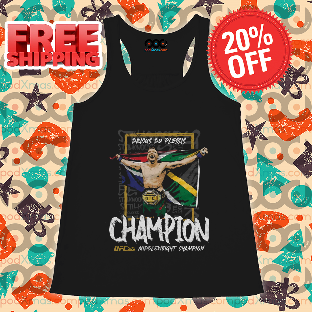 Dricus Du Plessis UFC 305 Champion Shirt