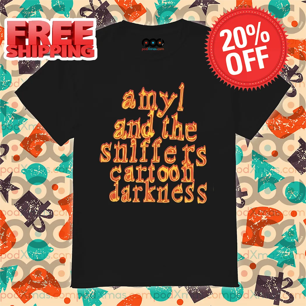 Amyl And The Sniffers Cartoon Darkness Shirt