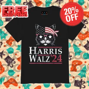 Cat America Harris Walz 24 Shirt