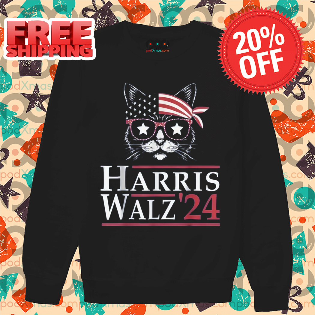 Cat America Harris Walz 24 Shirt