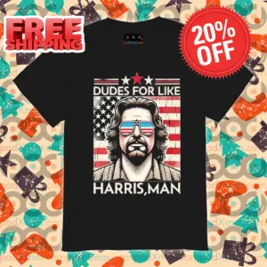 Custom Dudes For Like Harris Man American Flag 2024 Vintage Shirt
