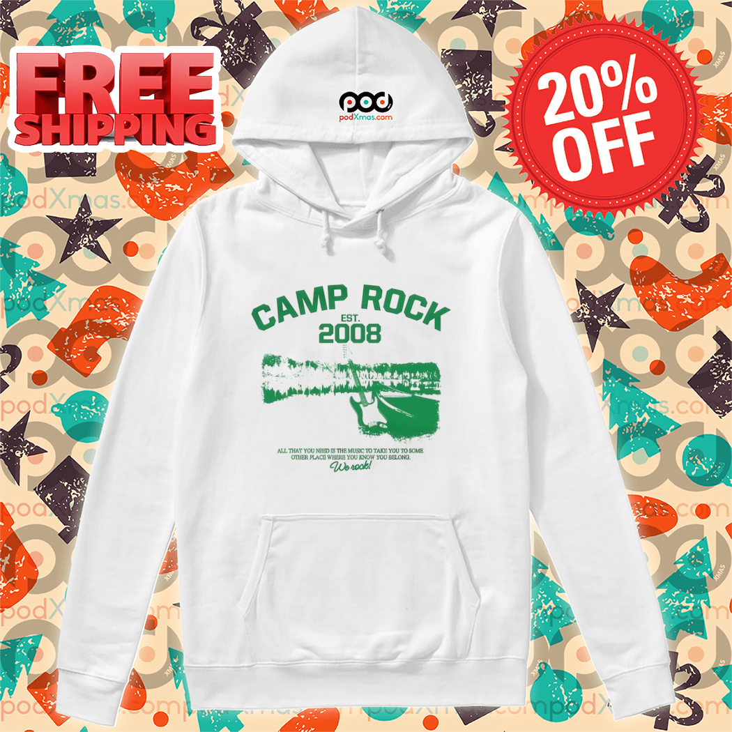 Camp Rock Est 2008 We Rock Shirt Camp Rock Est 2008 We Rock Shirt