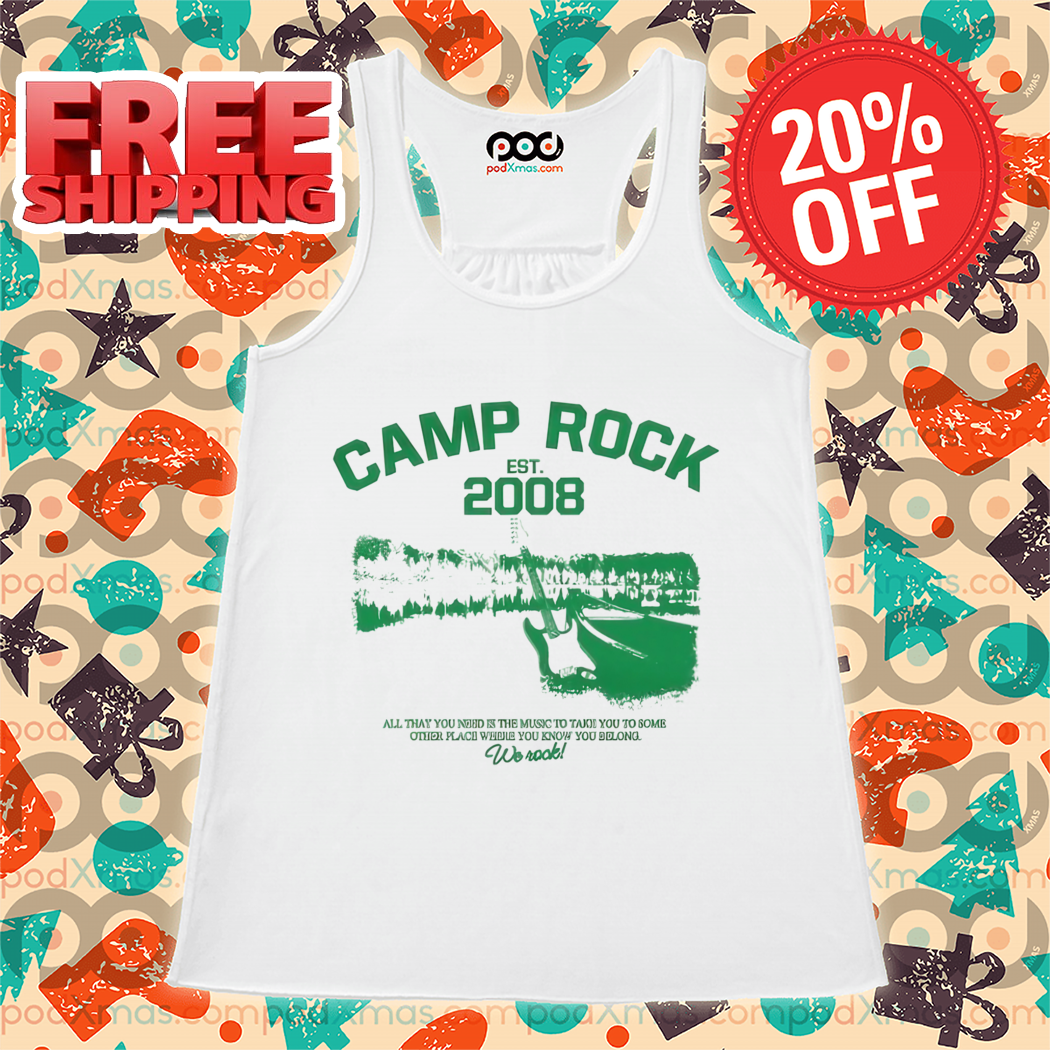 Camp Rock Est 2008 We Rock Shirt Camp Rock Est 2008 We Rock Shirt