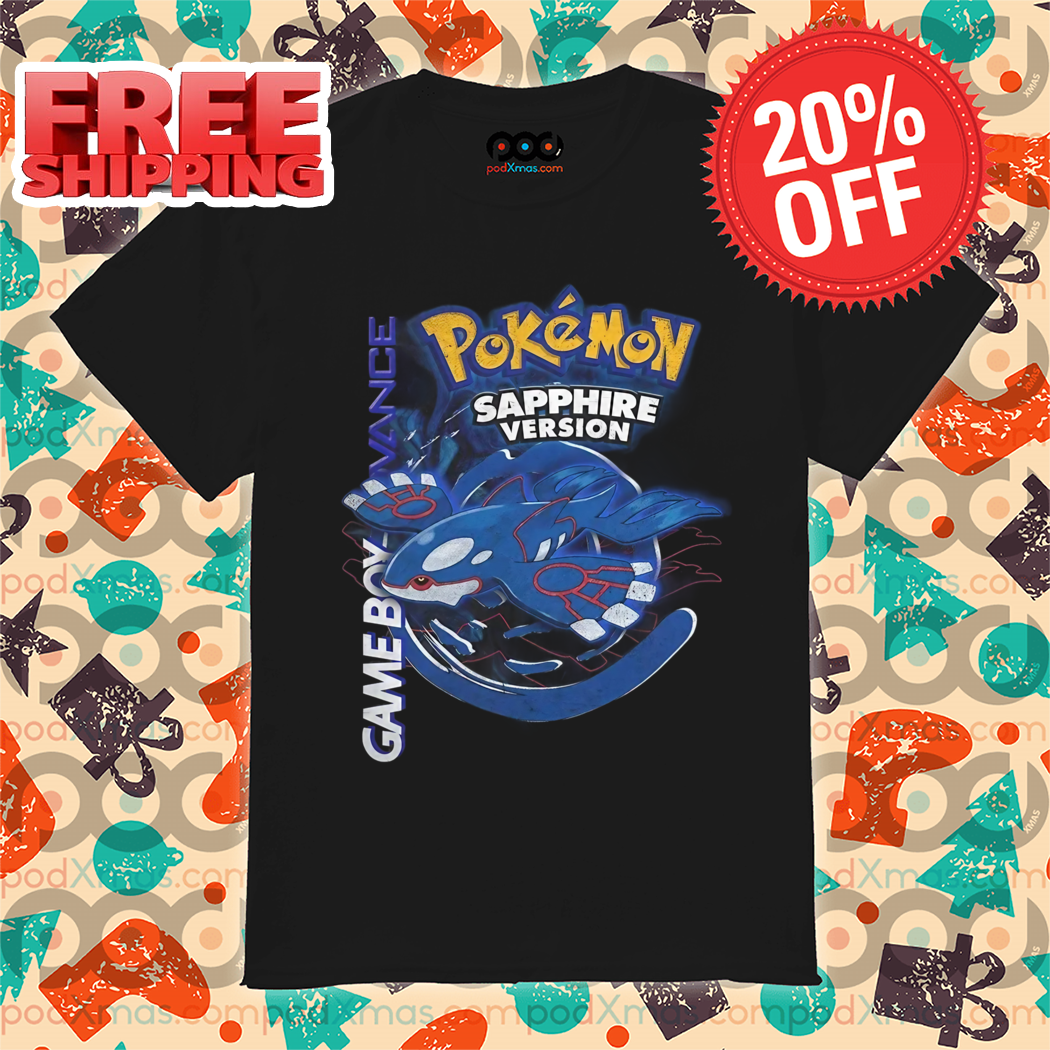 Kyogre Pokemon Sapphire Version Game Boy 2024 Shirt