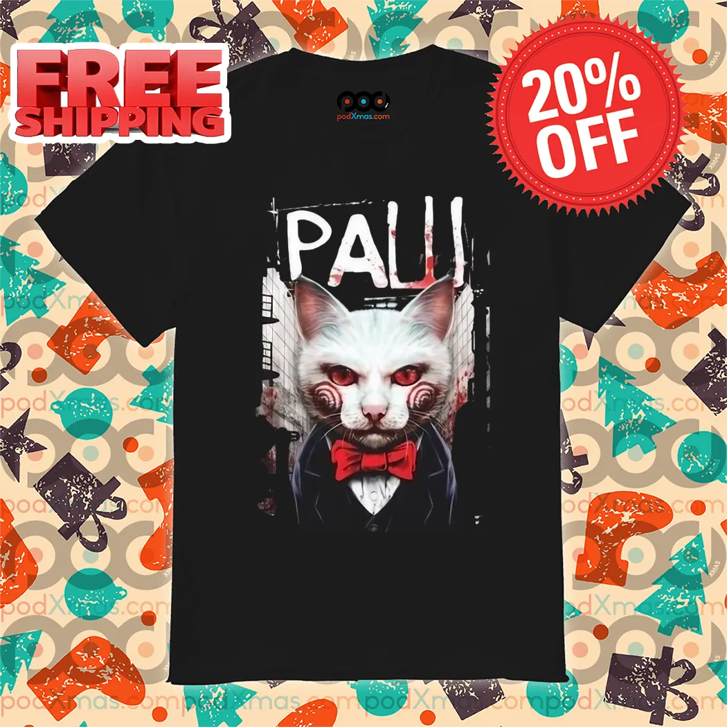 Meow Paw Jigsaw Halloween 2024 Shirt