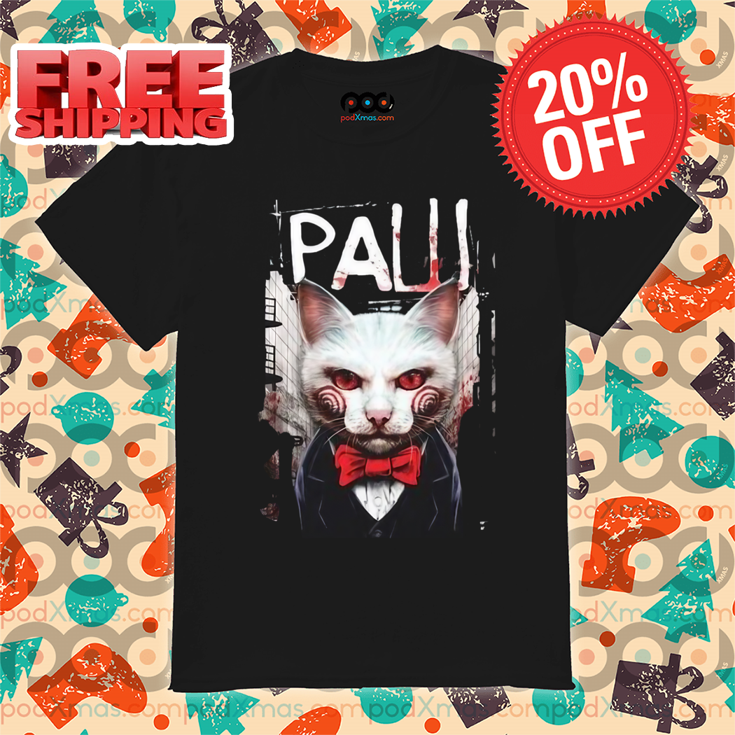 Meow Paw Jigsaw Halloween 2024 Shirt
