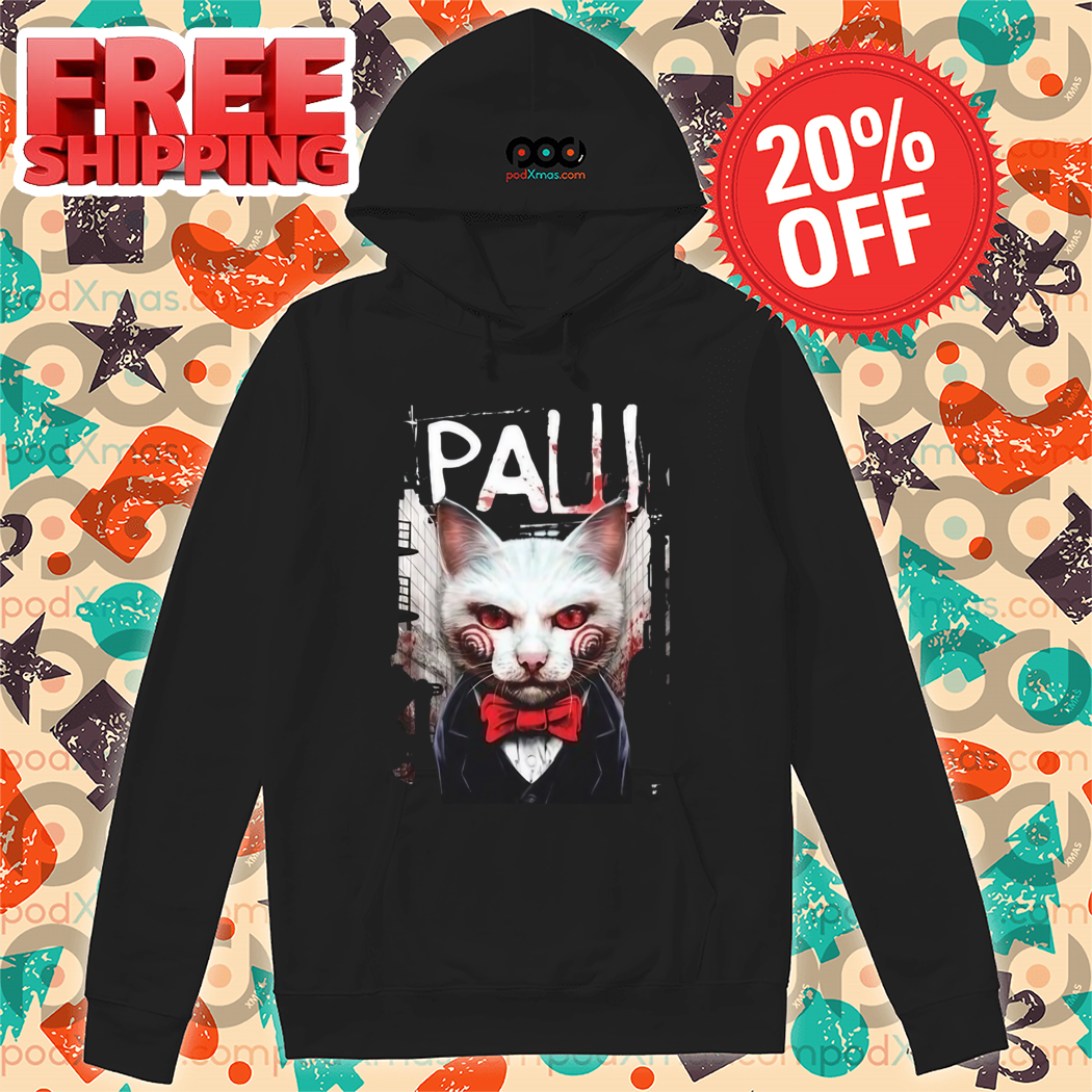 Meow Paw Jigsaw Halloween 2024 Shirt