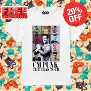 CM Punk The Eras Tour 2024 Shirt