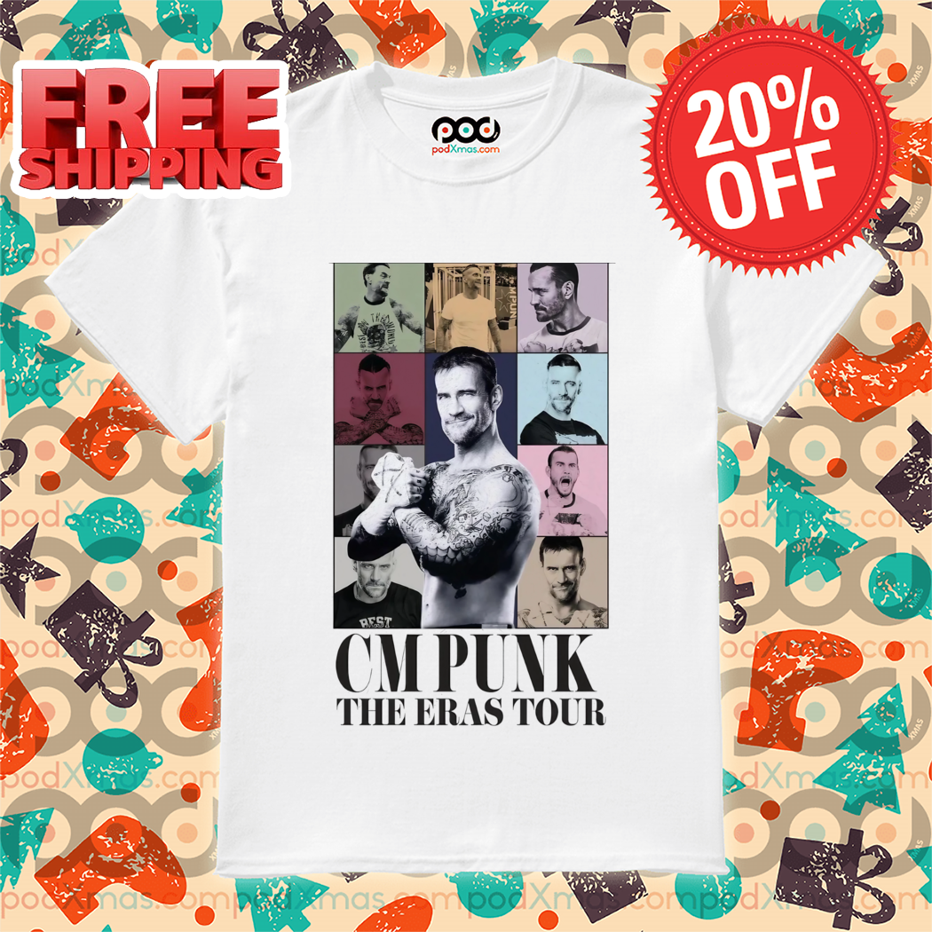 CM Punk The Eras Tour 2024 Shirt