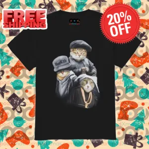 Lil Cat Hip Hop Huglife Gangster Funny Shirt
