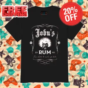John's Rum 1989 Two Short To Wake Up Late Shirt