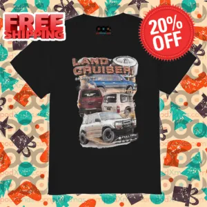 Toyota Land Cruiser 80 Series Full Time 4WD Vintage Shirt