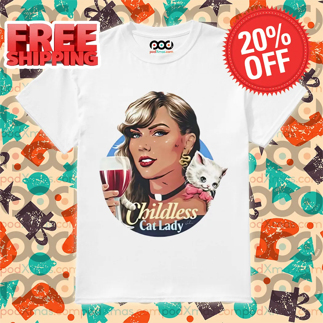 James Hillier The Childless Cat Lady 2024 Shirt