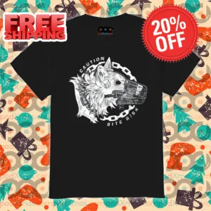 Dog Caution Bite Risk 2024 Shirt