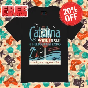 The Catalina Wine Mixer Helicopter Expo Vintage 2024 Shirt