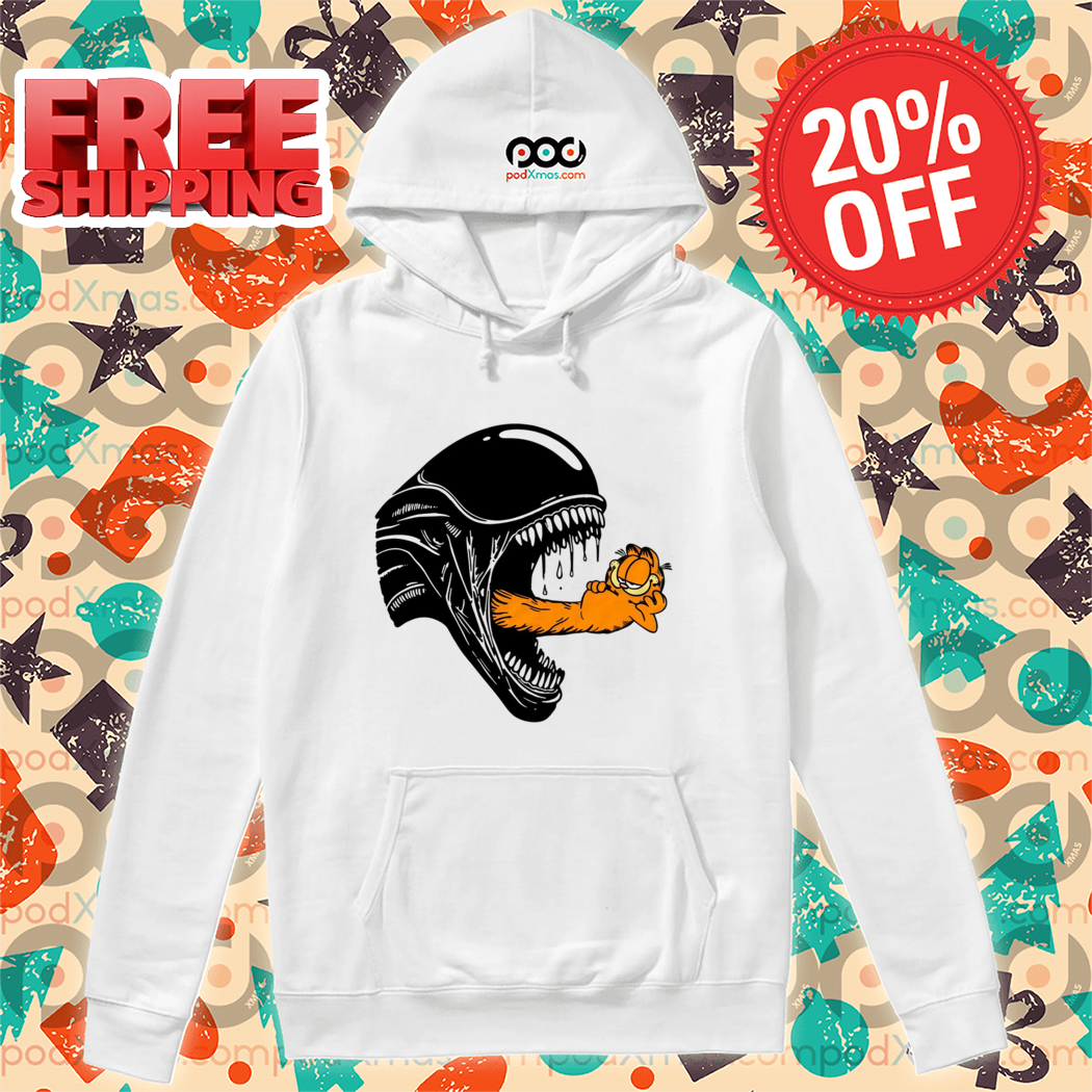 Alien Tongue Garfield Funny 2024 Shirt