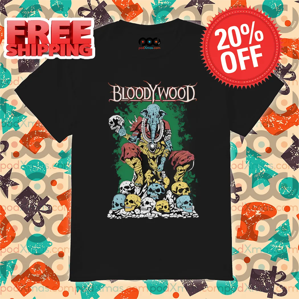 Bloody Wood Elephant Skull 2024 Shirt
