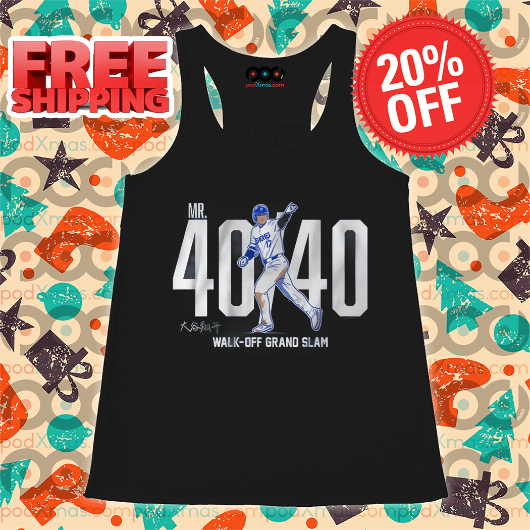 Shohei Ohtani Mr. 40-40 Walk Off Grand Slam 2024 MLB Shirt