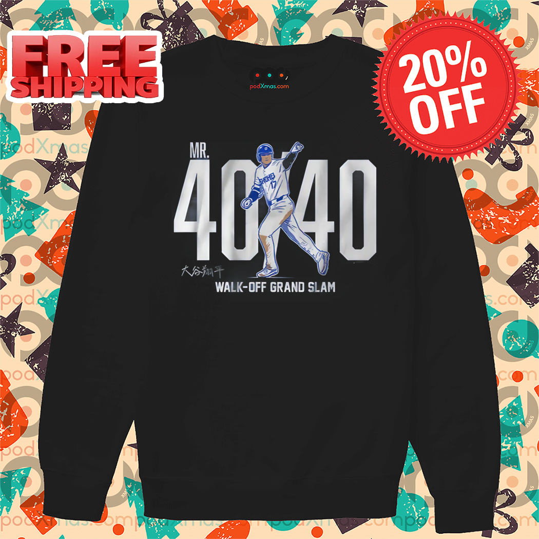 Shohei Ohtani Mr. 40-40 Walk Off Grand Slam 2024 MLB Shirt