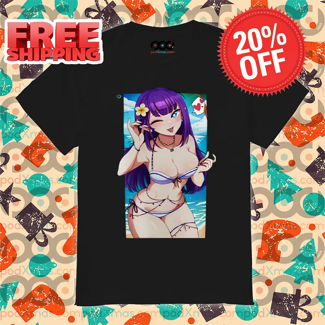 V2 Waifu Sexy Anime Girl Bikini Summer 2024 Shirt