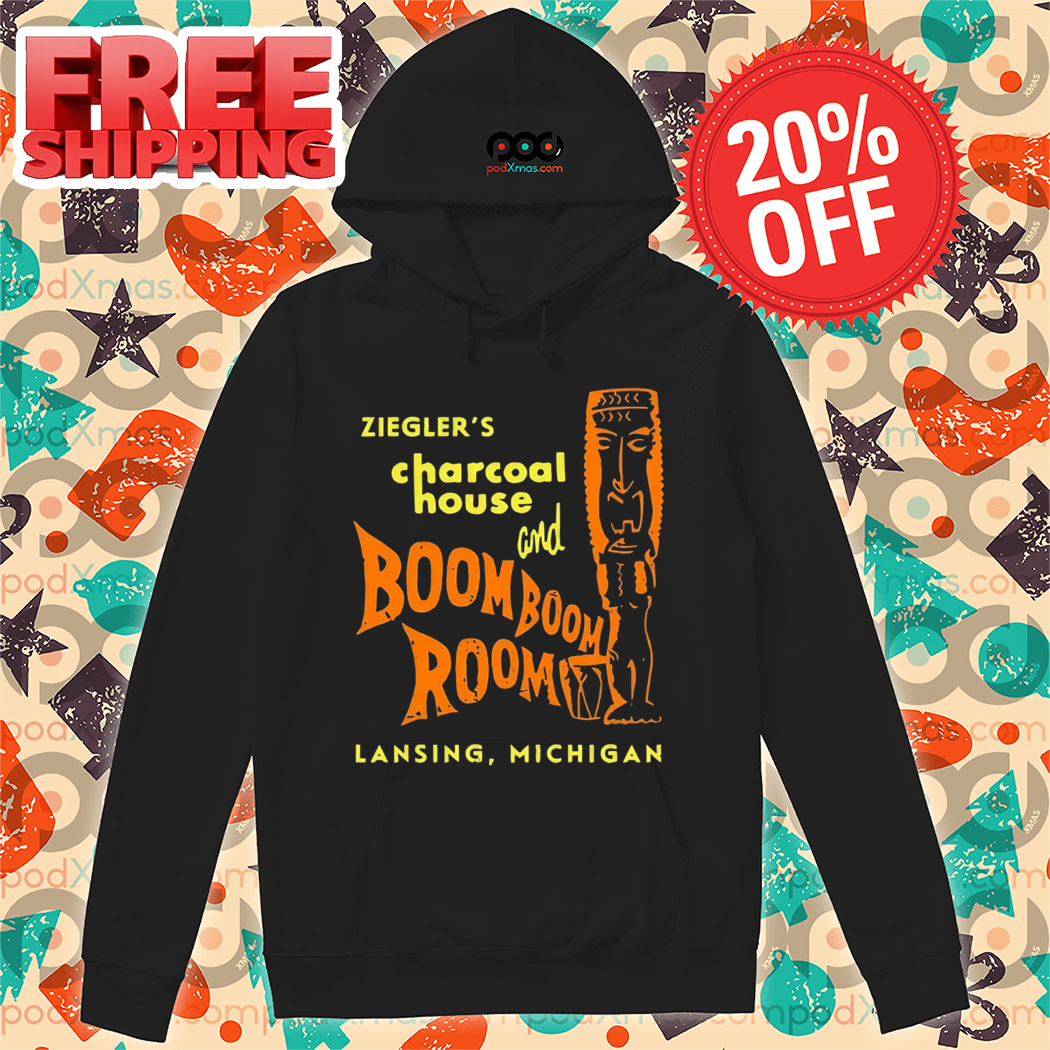 Ziegler's Charcoal House Boom Boom Room Lansing Michigan Vintage Shirt