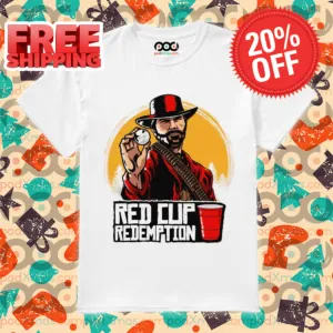 Cowboy Red Cup Redemption Sunset Vintage Shirt