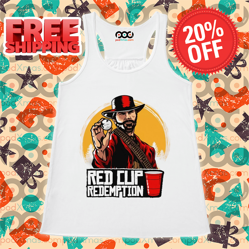 Cowboy Red Cup Redemption Sunset Vintage Shirt